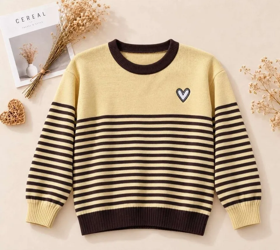 Sweater Garis Hati